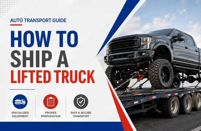 How to ship a lifted truck